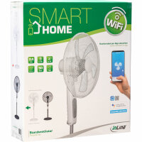 InLine® SmartHome Stand-Ventilator, weiß
