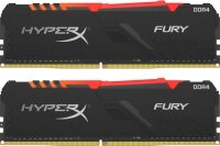 Kingston HyperX Fury RGB DIMM Kit 16GB, DDR4-3200,...