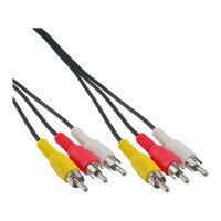 InLine® Cinch Kabel, Audio/Video 3x Cinch, Stecker /...