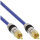 InLine® Cinch Kabel AUDIO, PREMIUM, vergoldete Stecker, 1x Cinch Stecker / Stecker, 1m